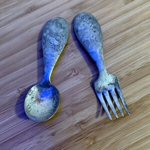 Vintage Silver Spoon and Fork Set